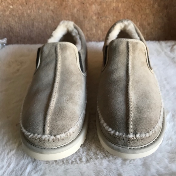 Ugg Neumel Shoes Men’s 8 Suede Slip On Shearling - Picture 3 of 4